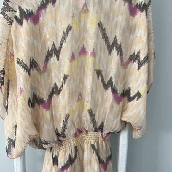 𝅺parker Chiffon Elastic Waist Bathing Suit Cover-Up MEDIUM by Parker - Picture 8 of 8